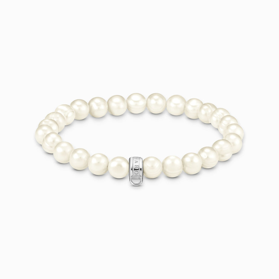 Thomas Sabo Freshwater Cultured Pearl Charm Bracelet