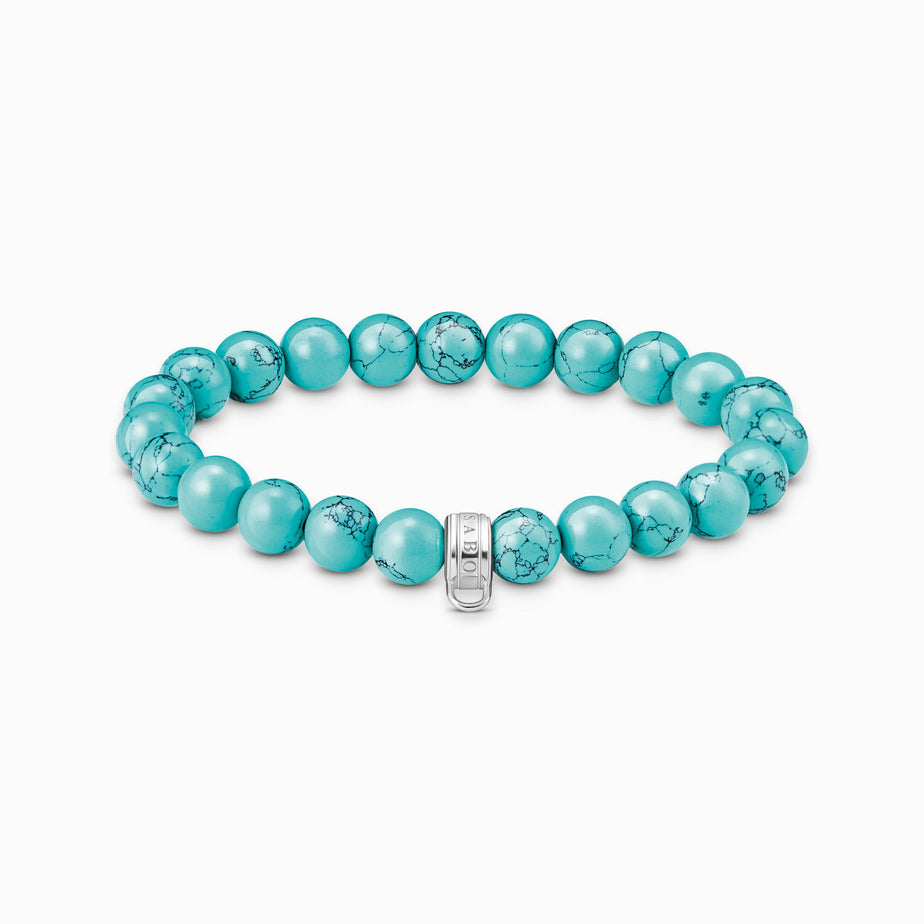 Thomas Sabo Turquoise Beaded Charm Bracelet