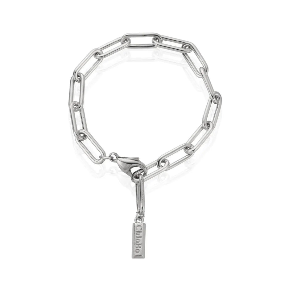 ChloBo Silver Medium Link Bracelet