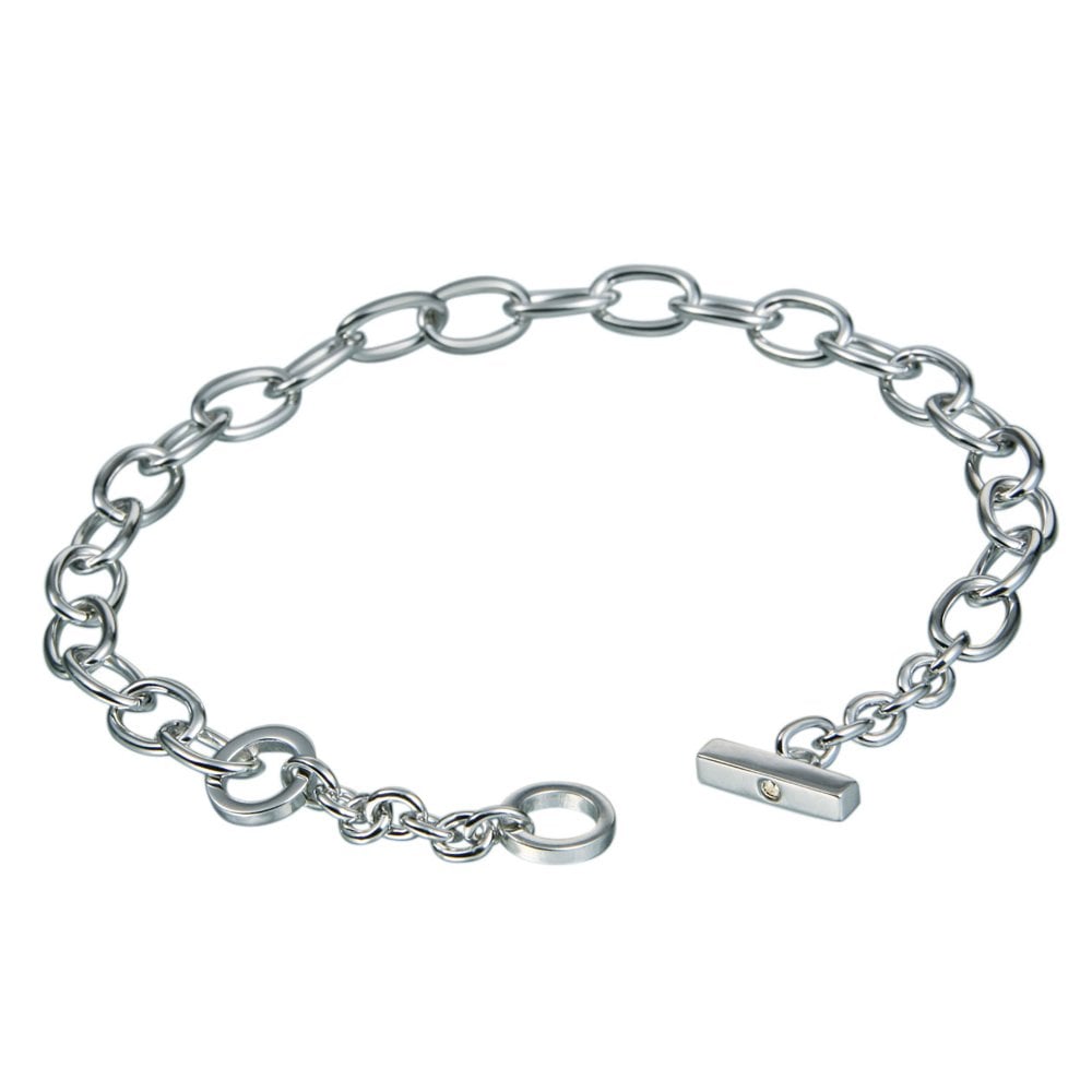 Hot Diamonds Silver Charm Base Bracelet