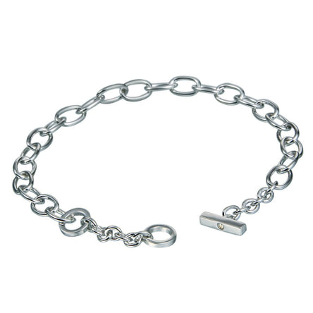 Hot Diamonds Silver Charm Base Bracelet