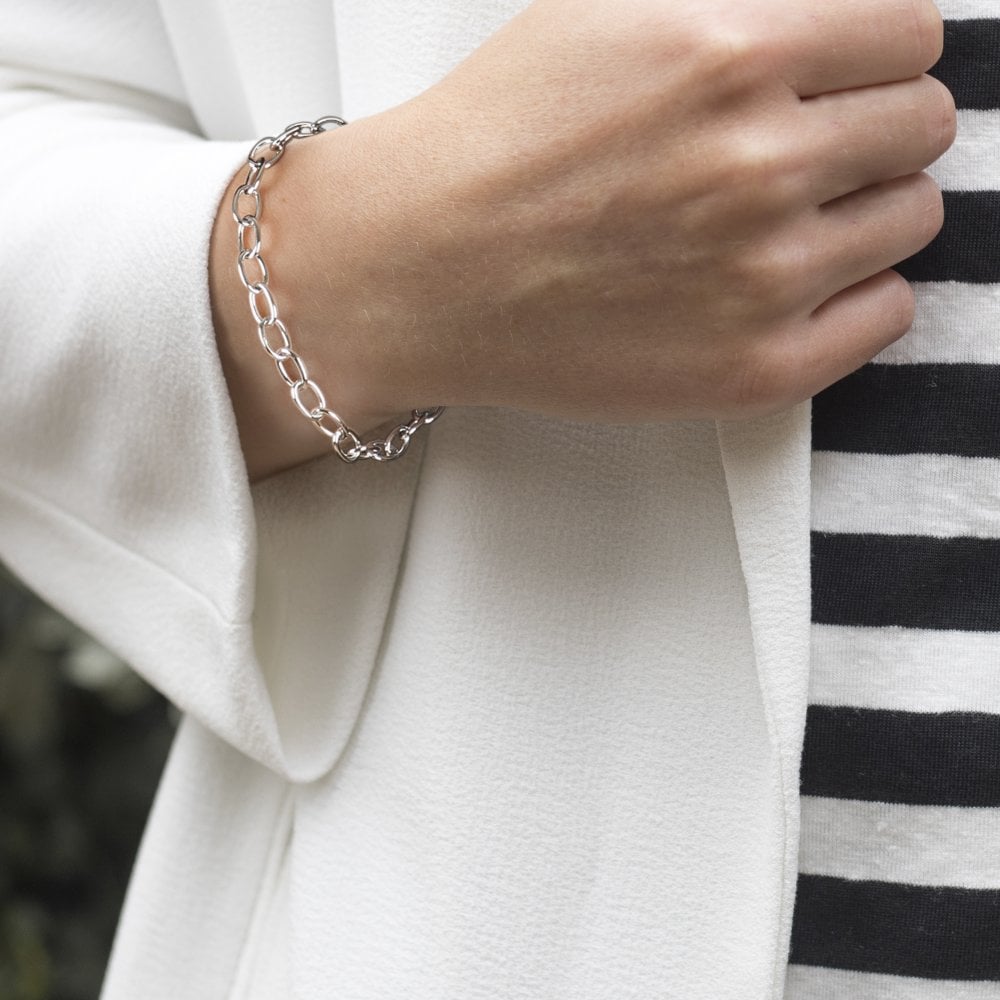 Hot Diamonds Silver Charm Base Bracelet