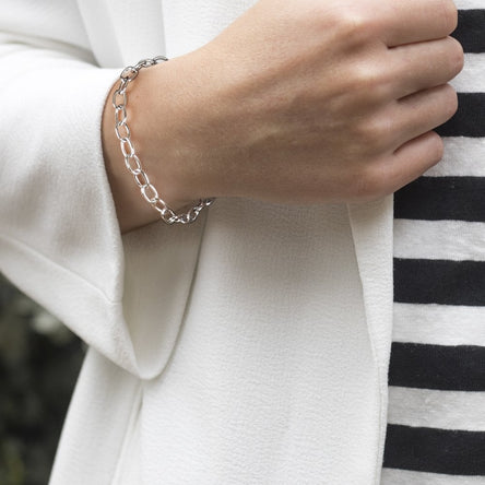Hot Diamonds Silver Charm Base Bracelet