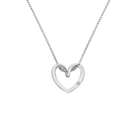 Hot Diamonds Open Heart Necklace