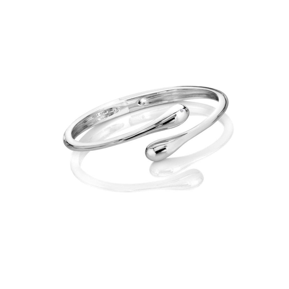 Hot Diamonds Silver Droplet Bangle