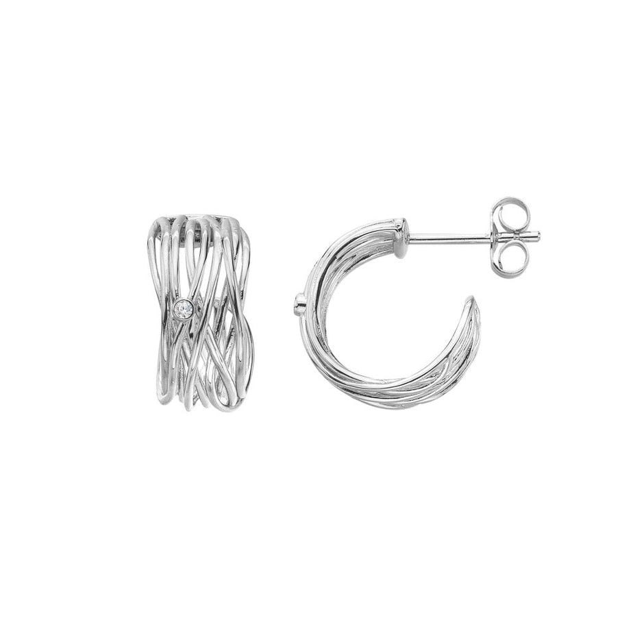 Hot Diamonds Sterling Silver String Earrings
