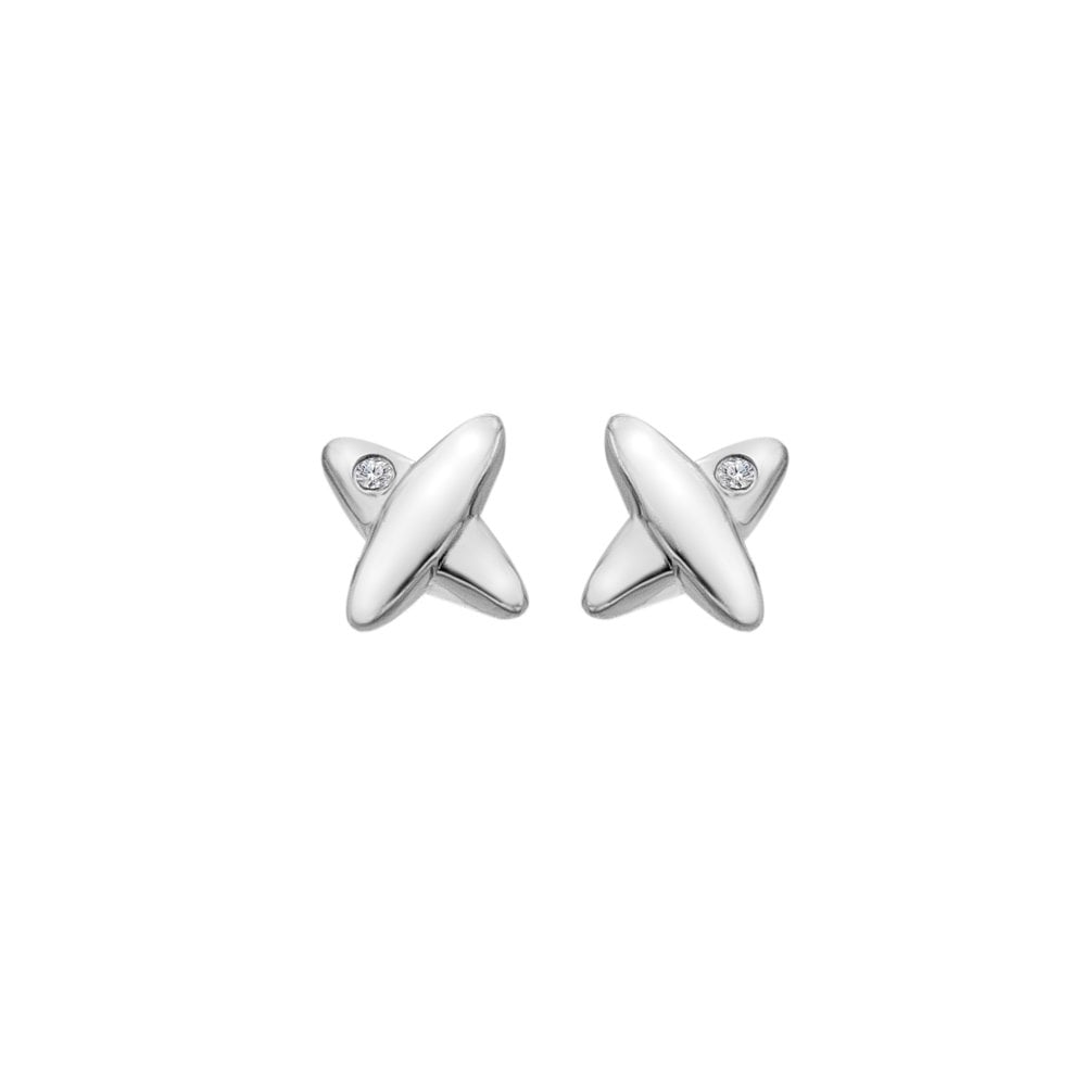 Hot Diamonds Silver Coupled Earrings