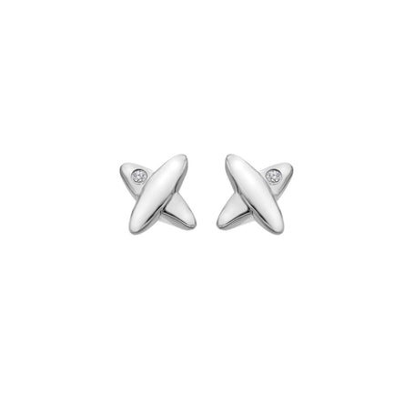 Hot Diamonds Silver Coupled Earrings