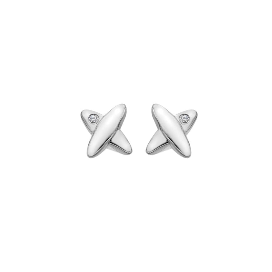 Hot Diamonds Silver Coupled Earrings
