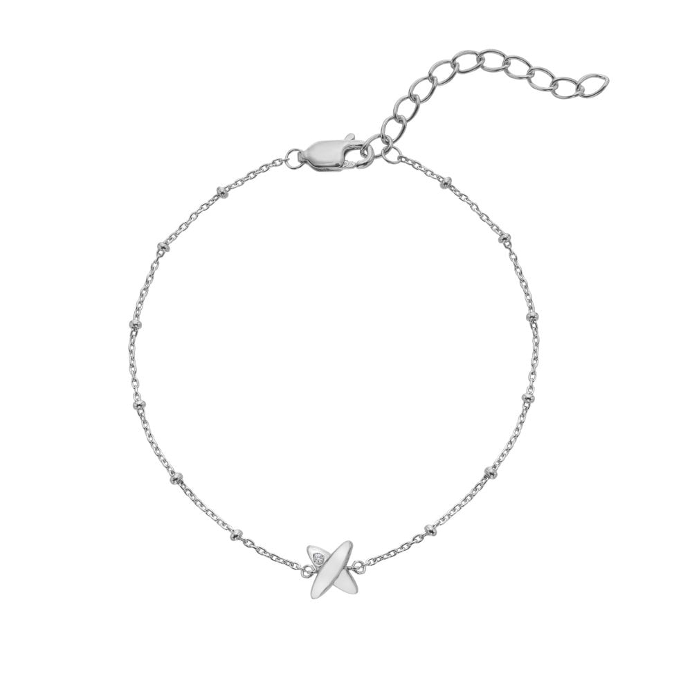 Hot Diamonds Silver Coupled Bracelet