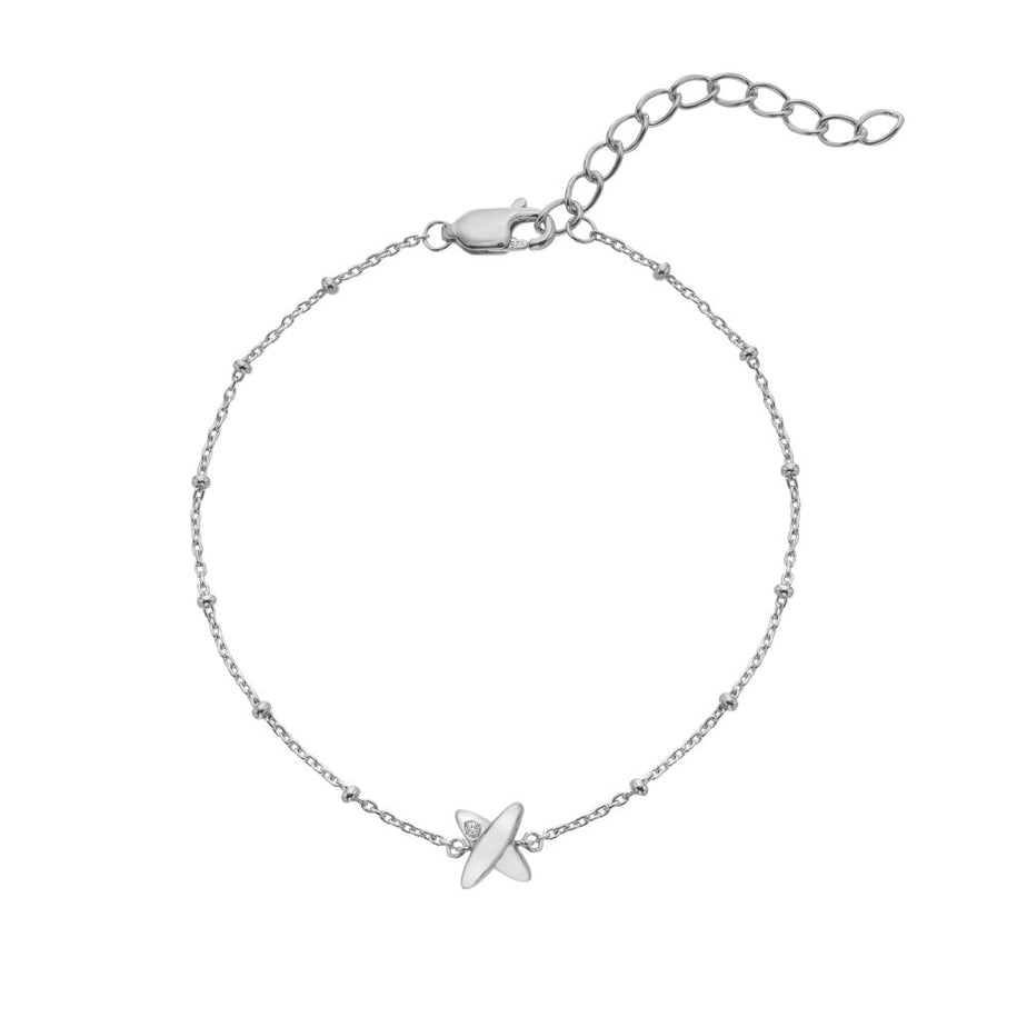 Hot Diamonds Silver Coupled Bracelet