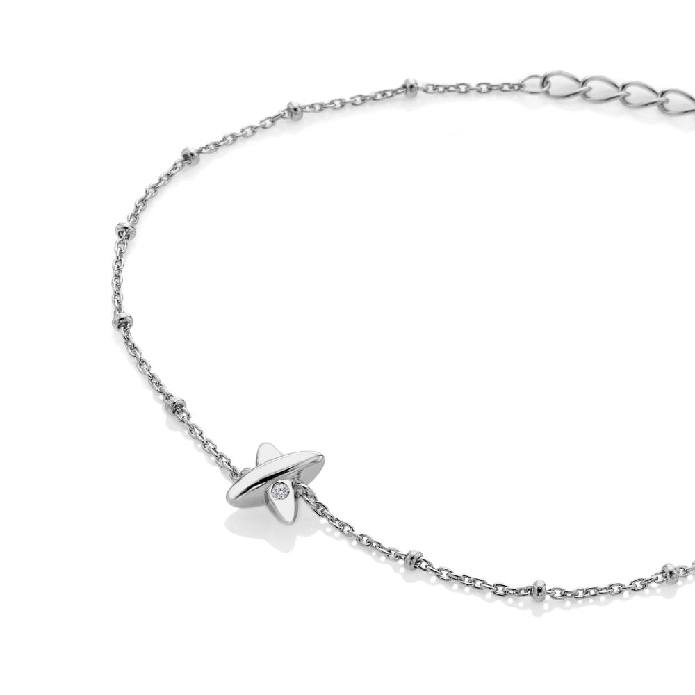 Hot Diamonds Silver Coupled Bracelet