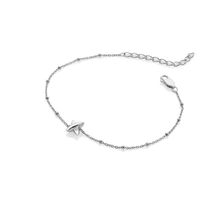 Hot Diamonds Silver Coupled Bracelet