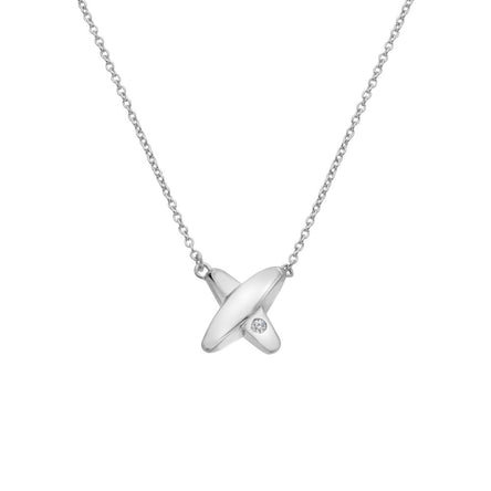 Hot Diamonds Silver Coupled Necklace