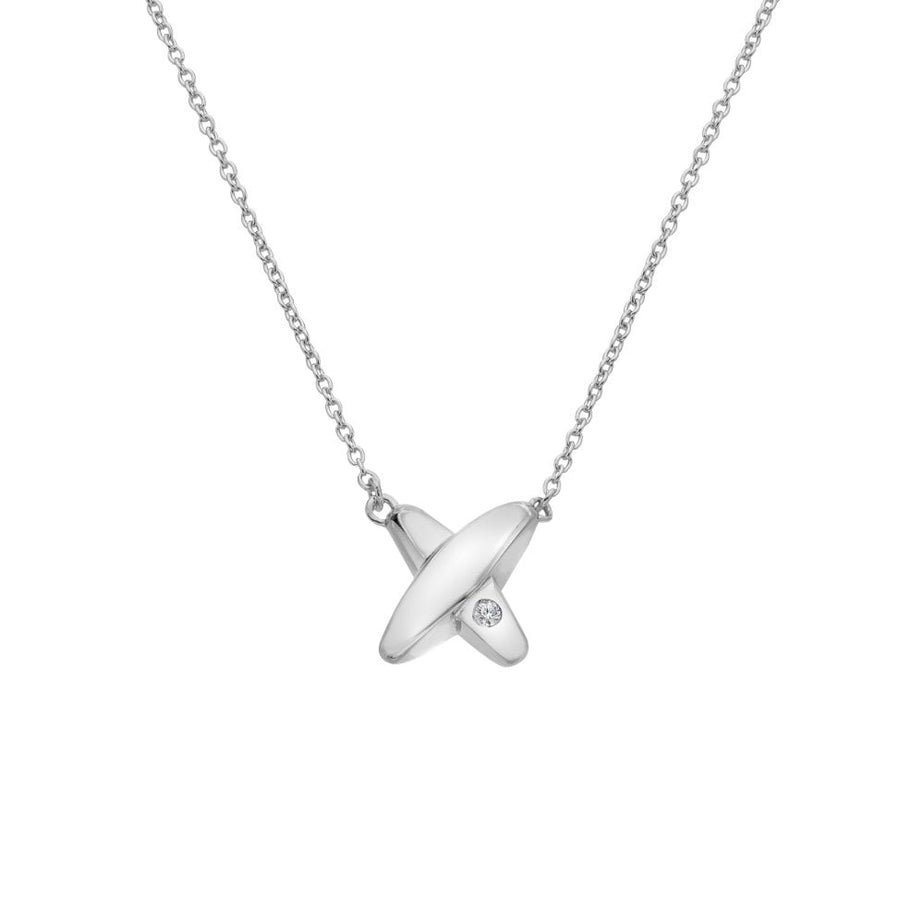 Hot Diamonds Silver Coupled Necklace