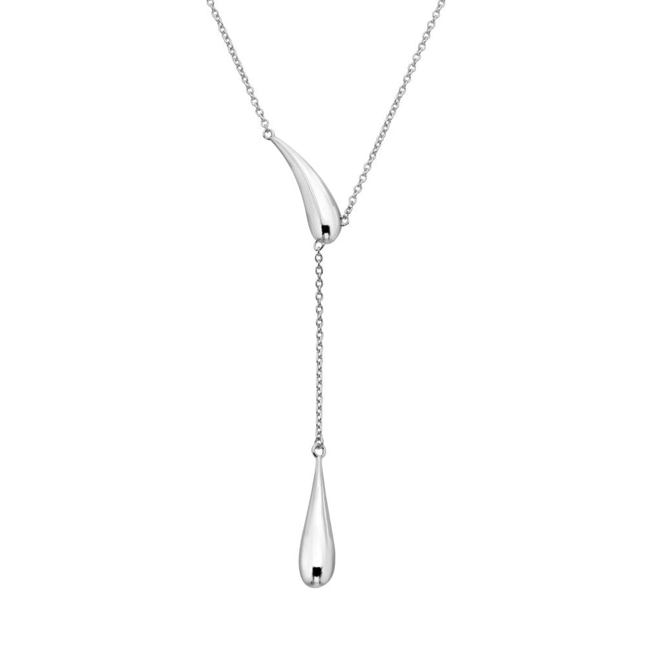 Hot Diamonds Silver Droplet Necklace