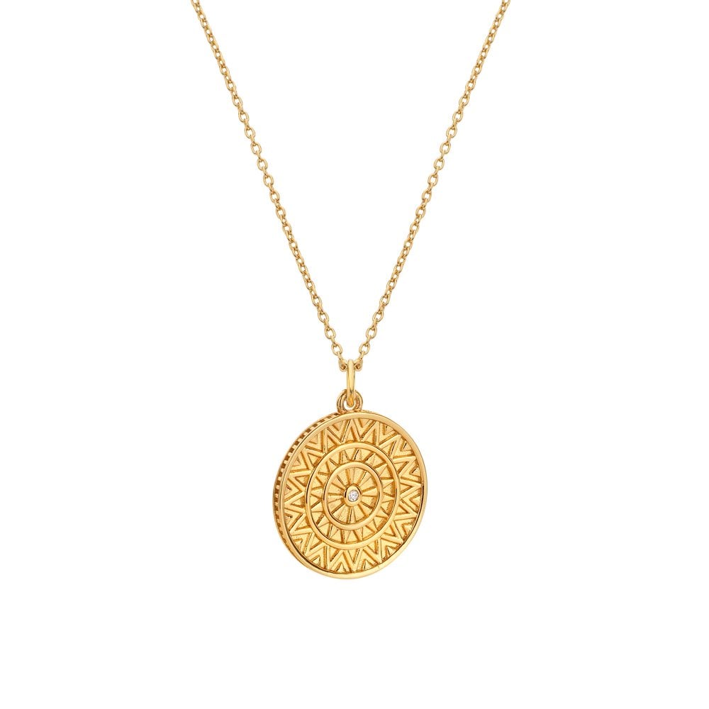 Hot Diamonds X GE Gold Plated Athena Necklace
