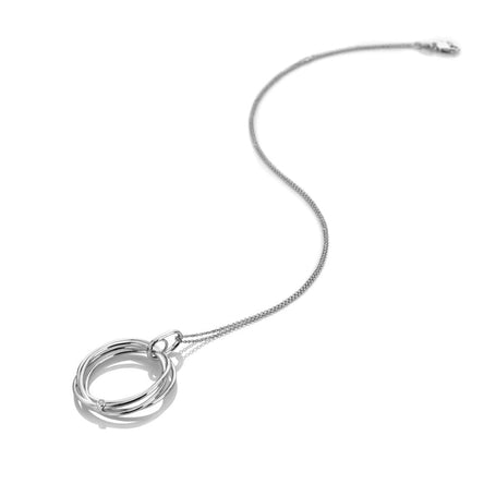 Hot Diamonds Silver String Necklace