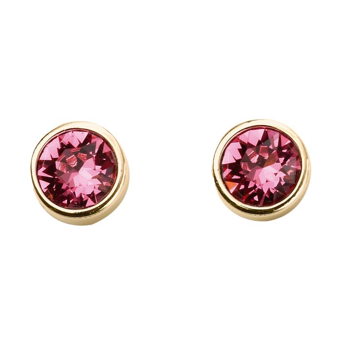 Gold Plated October Birthstone Earrings