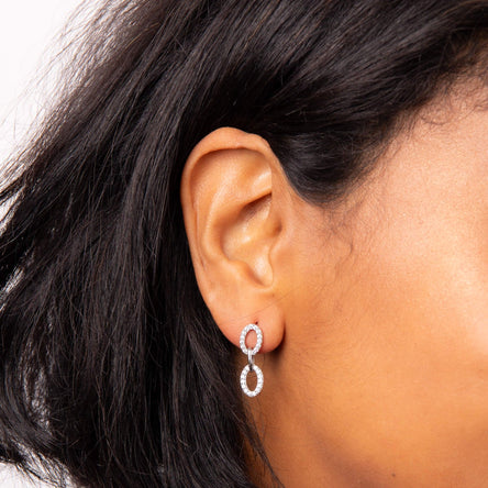 Fiorelli Oval Link Drop Earrings