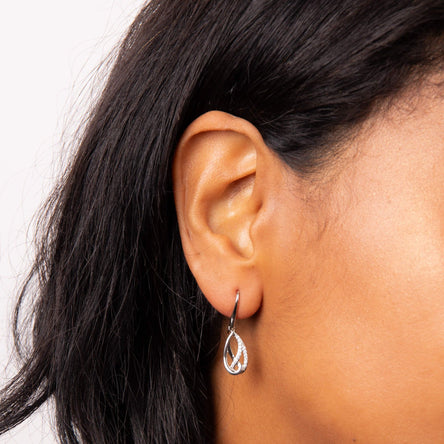 Fiorelli Woven Twist Drop Earrings