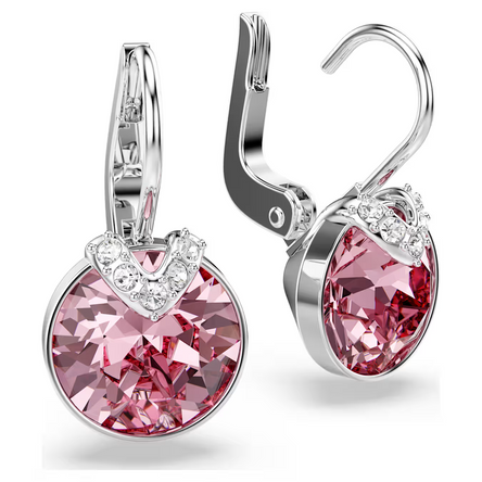 Swarovski Bella V Pink Drop Earrings