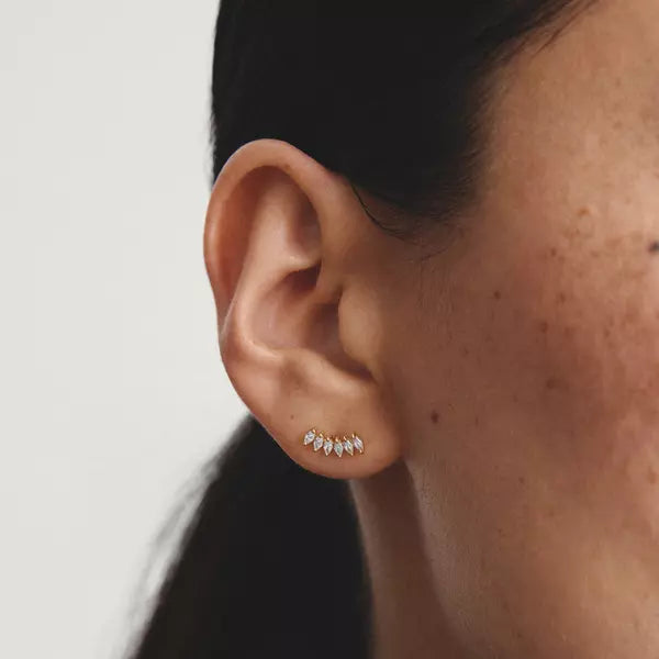Thomas Sabo Gold Plated Zirconia Studs