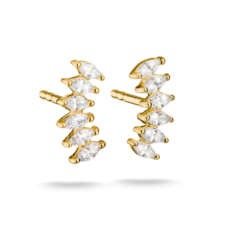 Thomas Sabo Gold Plated Zirconia Studs