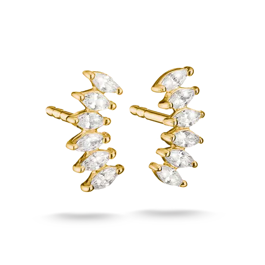 Thomas Sabo Gold Plated Zirconia Studs