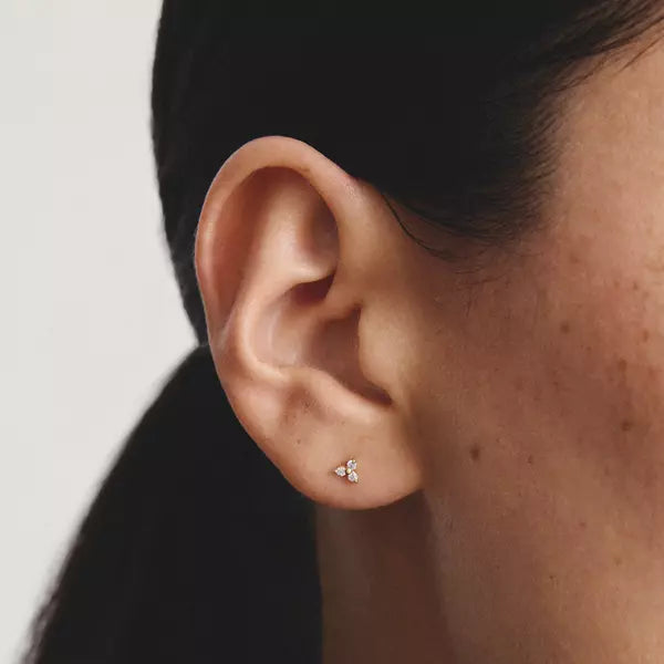 Thomas Sabo Trio Zirconia Stud Earrings