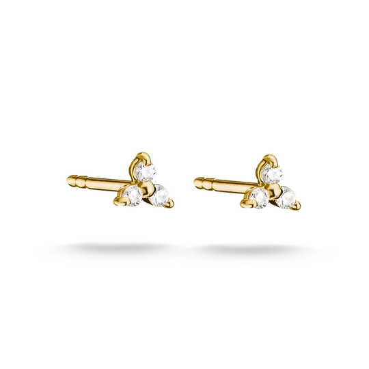 Thomas Sabo Trio Zirconia Stud Earrings