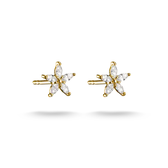 Thomas Sabo Flower Zirconia Stud Earrings