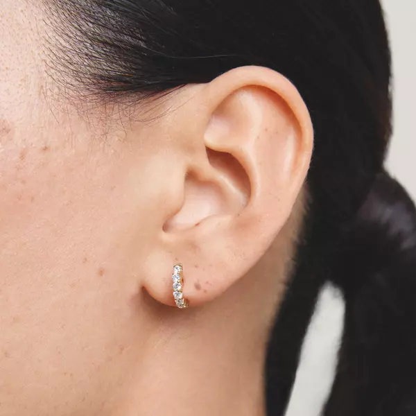 Thomas Sabo Stud Earrings With White Zirconia