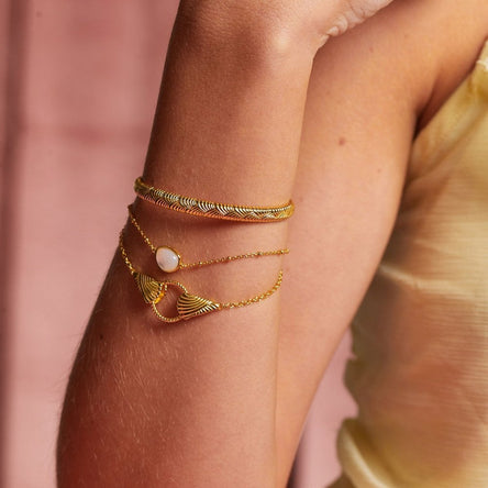 Hot Diamonds X GE Calm Bracelet Gold Plated