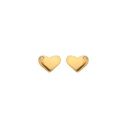 Hot Diamonds X Golden Edit Desire Gold Plated Stud Earrings