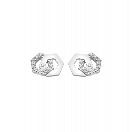 Hot Diamonds Hexagon Earrings