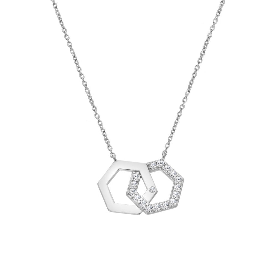 Hot Diamonds Hexagon Necklace