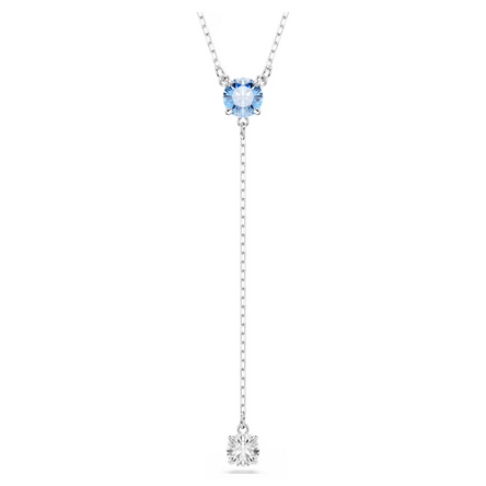 Swarovski Stilla Blue Attract Y Necklace