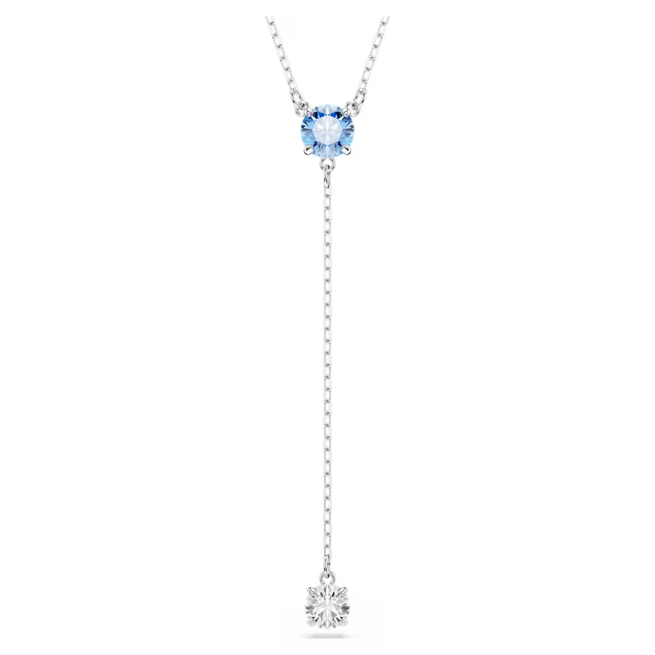 Swarovski Stilla Blue Attract Y Necklace