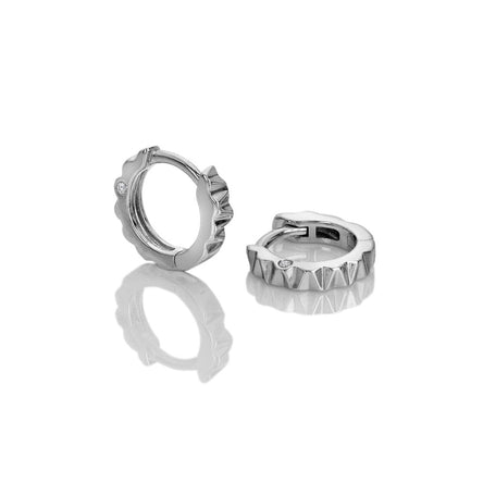 Hot Diamonds Silver Huggie Earrings
