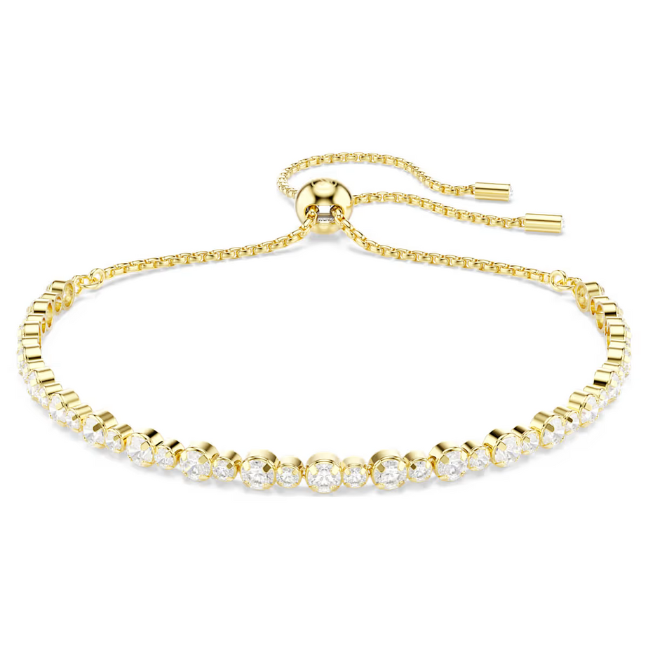 Swarovski Matrix Gold Tennis Bracelet