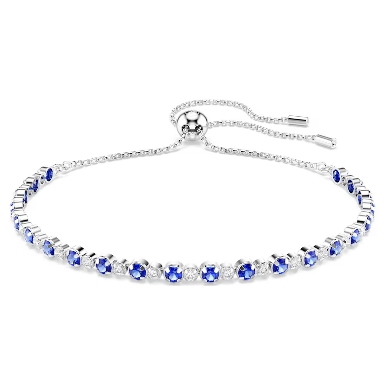 Swarovski Matrix Blue Tennis Bracelet