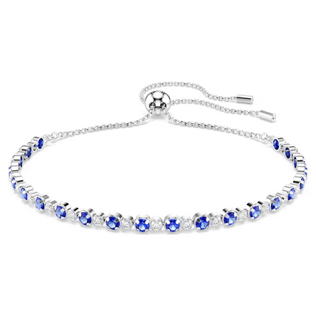 Swarovski Matrix Blue Tennis Bracelet