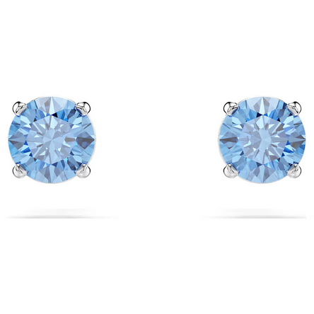 Swarovski Stilla Blue Stud Earrings