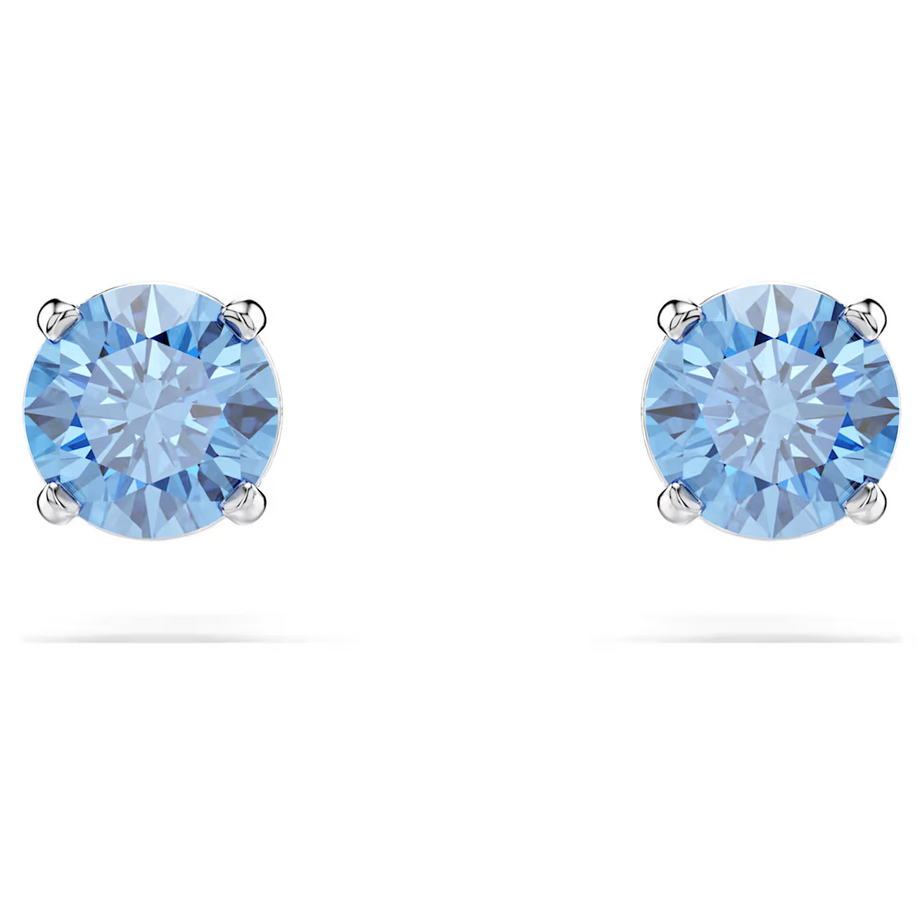 Swarovski Stilla Blue Stud Earrings