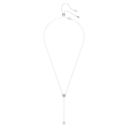Swarovski Stilla Blue Attract Y Necklace