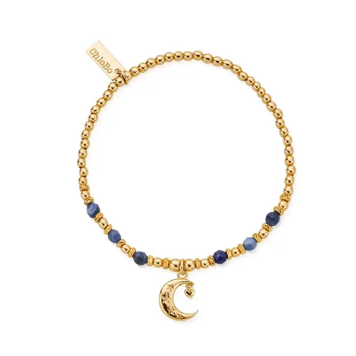 ChloBo Gold Love By The Moon Bracelet