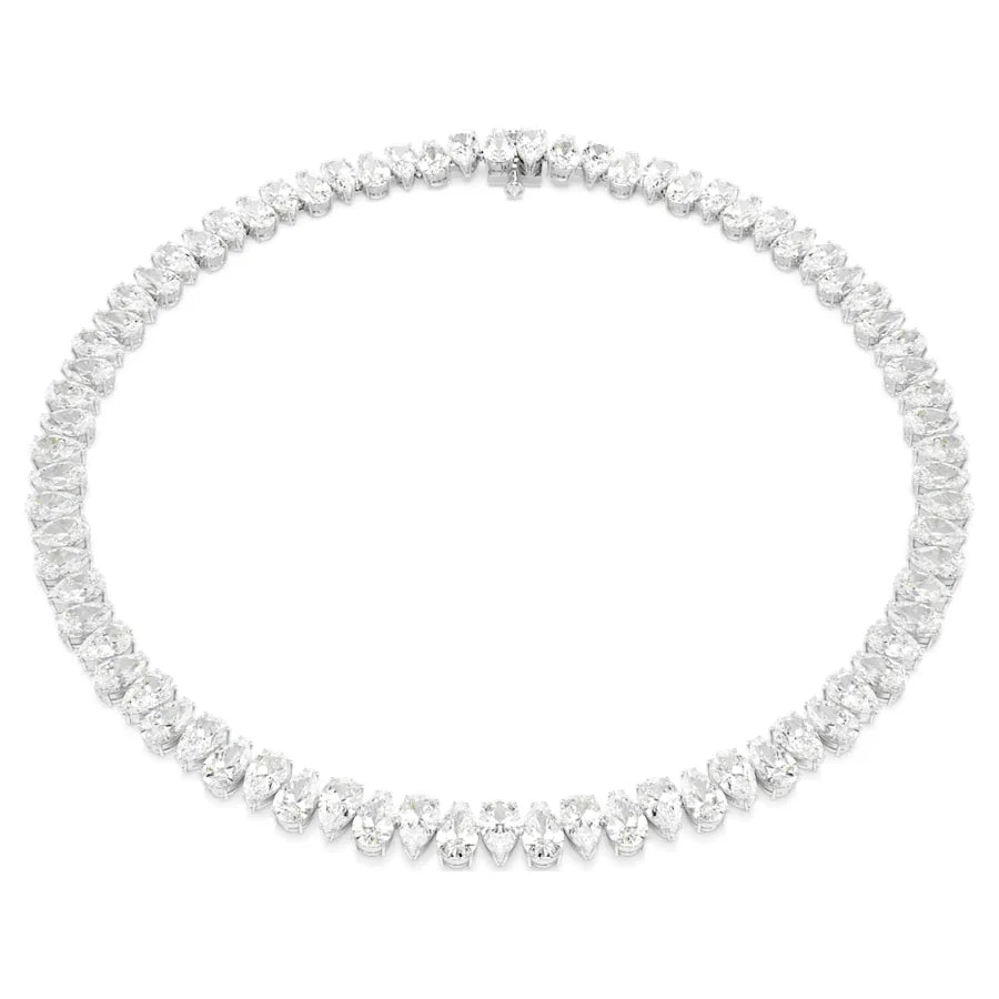 Swarovski Matrix Necklace Pear Cut