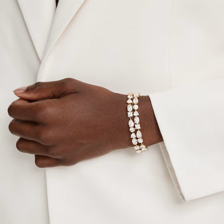 Swarovski Gold Tone Mesmera Bracelet