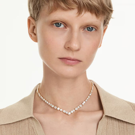 Swarovski Gold Tone Mesmera Necklace